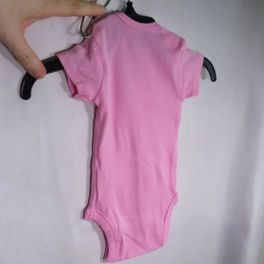 Baby Flowers Pink Bodysuit embroidered 0-3mts Carter's